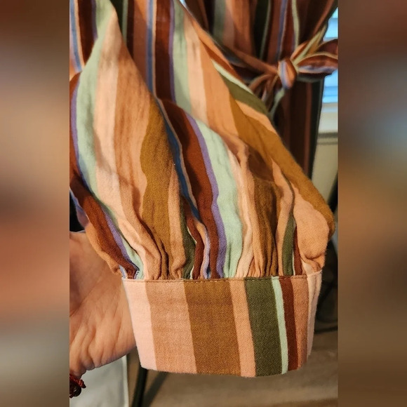 Nordstrom Striped Wrap Top - Picture 3 of 11
